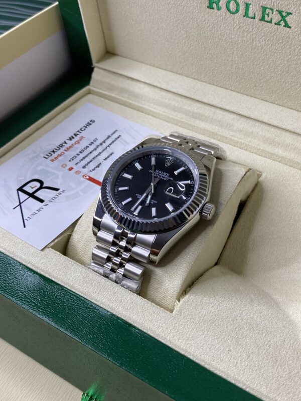 Rolex Date Just Black Dial 41 mm