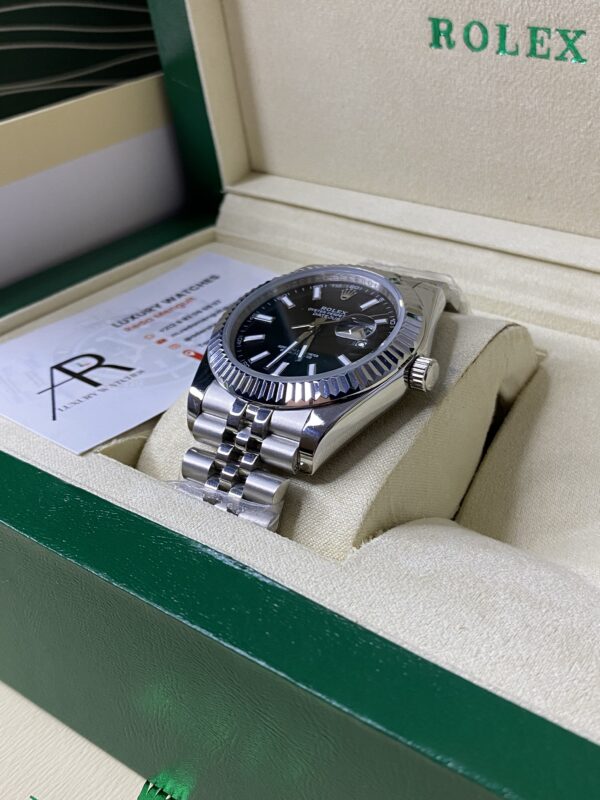 Rolex Date Just Black Dial 41 mm