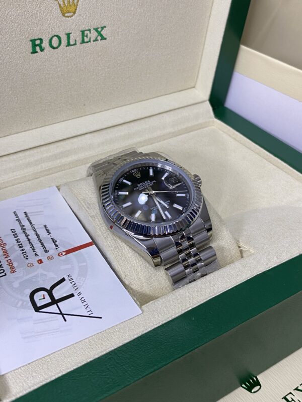 Rolex Date Just Black Dial 41 mm