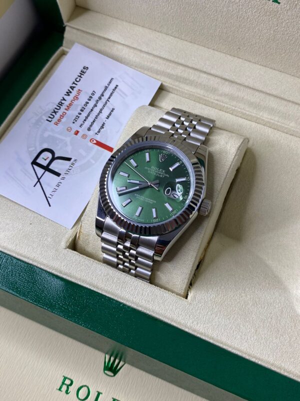 Rolex Date Just Green Dial 41 mm