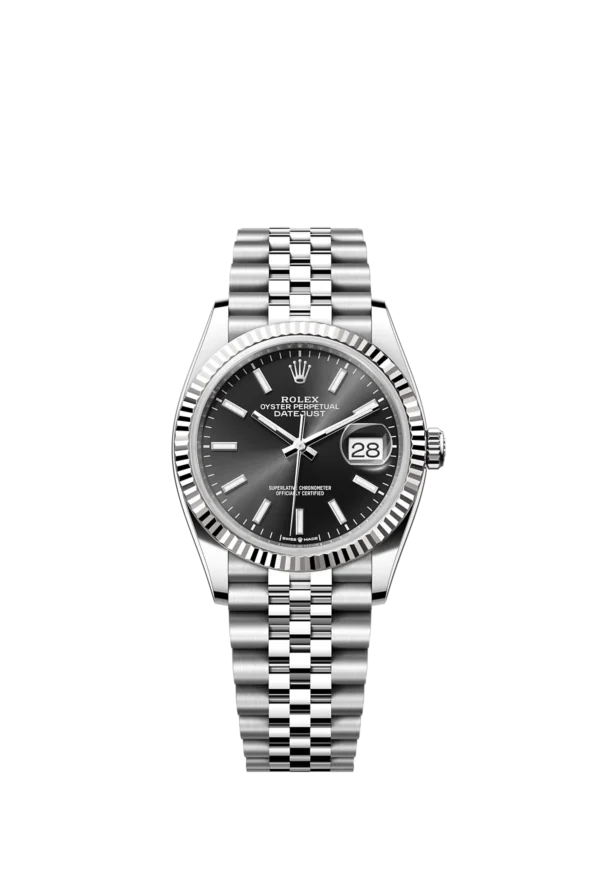 Rolex Date Just Black Dial 41 mm
