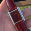 Cartier Tank Must Leather Straps Red Dial 33 mm