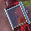 Cartier Tank Must Leather Straps Red Dial 33 mm