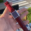 Cartier Tank Must Leather Straps Red Dial 33 mm