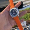 Patek Philippe Aquanaut Orange Straps Black Dial 42 mm