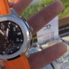 Patek Philippe Aquanaut Orange Straps Black Dial 42 mm