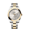Rolex Date Just Two Tone Grey Dial 41 mm