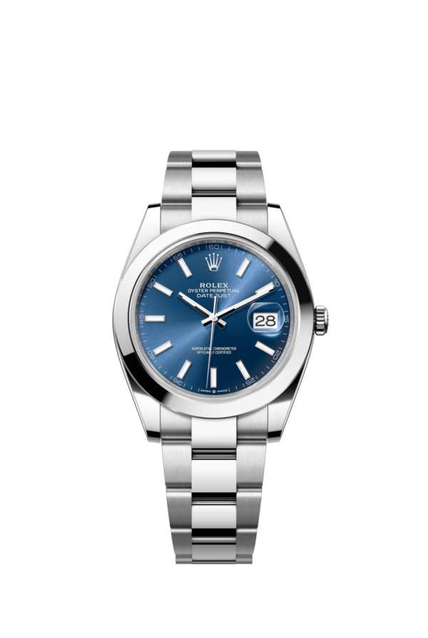 Rolex Date Just Bleu Dial 41 mm