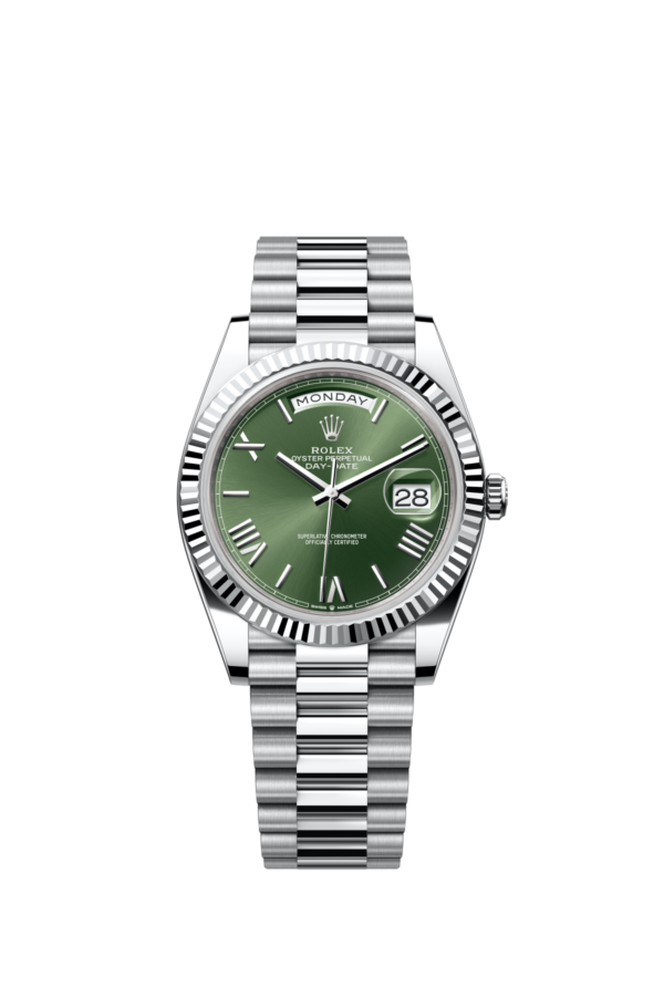 Rolex Day Date Olive Dial 41 mm