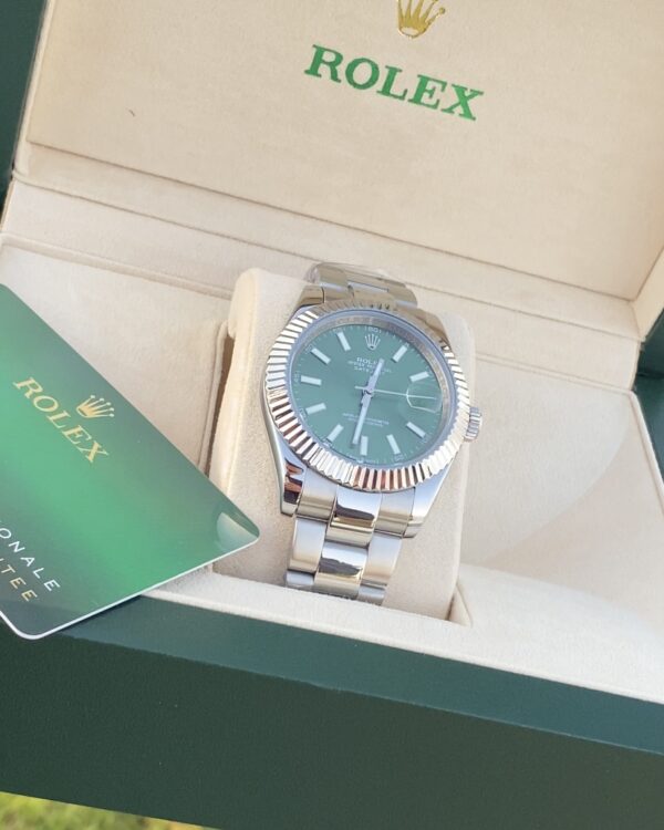 Rolex Date Just Green Dial 41 mm