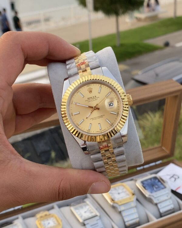 Rolex Date Just Two Tone Gold Dial 41 mm