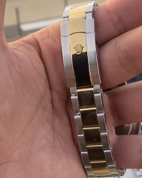 Rolex Date Just Two Tone Grey Dial 41 mm