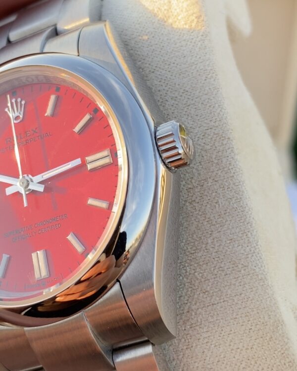 Rolex Oyster Perpetual Red Dial 36 mm