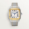 Cartier Santos Two Tone White Dial