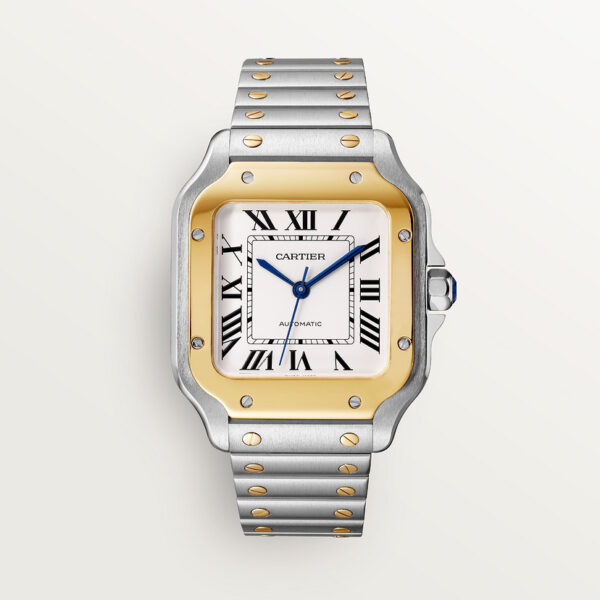 Cartier Santos Two Tone White Dial