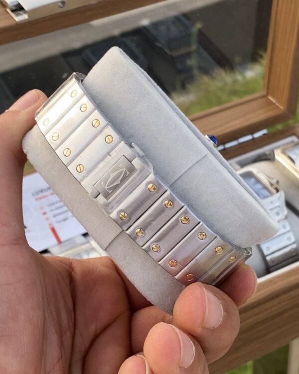 Cartier Santos Two Tone White Dial