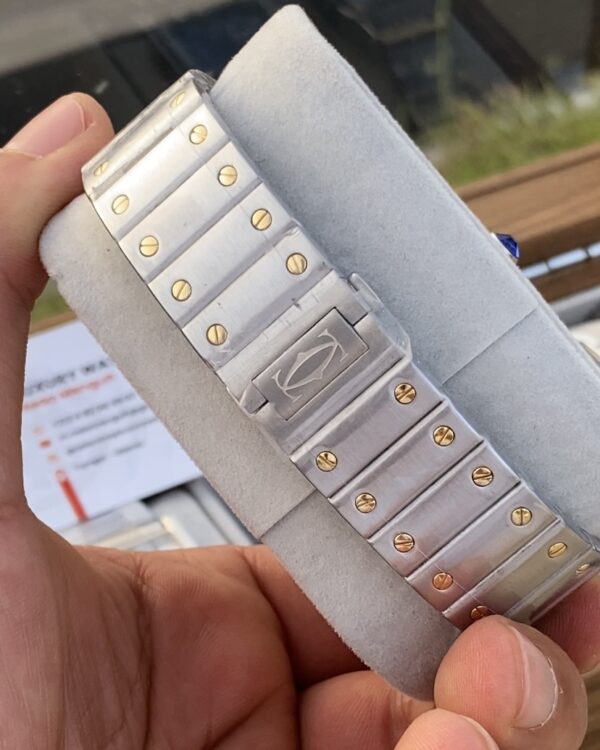 Cartier Santos Two Tone White Dial