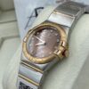Omega Constellation Brown Dial Two Tone 28 mm