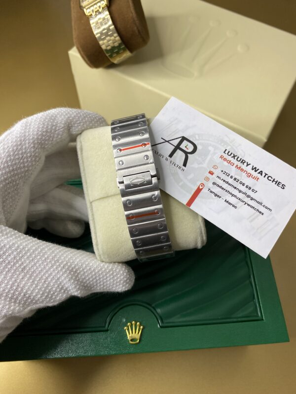 Cartier Santos Bleu Dial