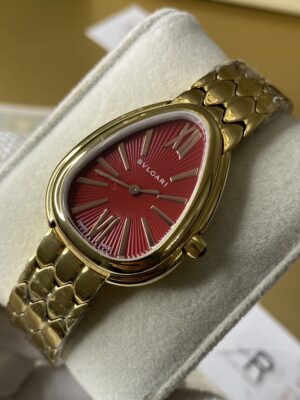 Bvlgari Serpenti Red Dial 33 mm