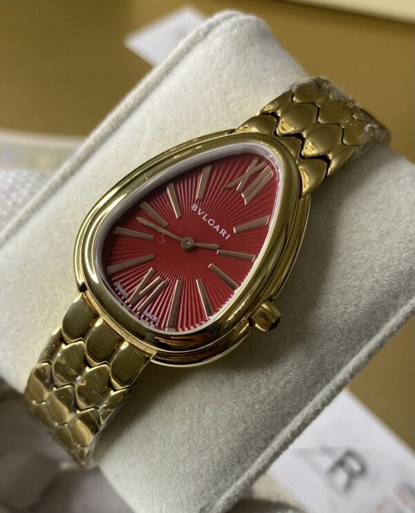 Bvlgari Serpenti Red Dial 33 mm