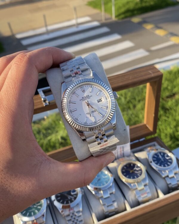 Rolex Date Just White Dial 41 mm