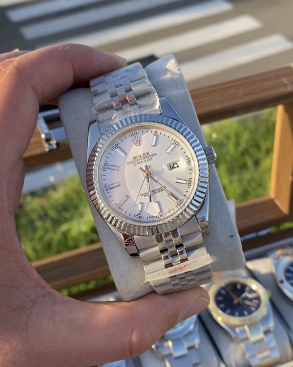 Rolex Date Just White Dial 41 mm
