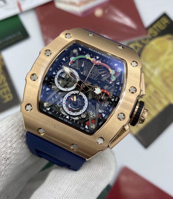 Richard Mile Formula 1 Bleu Straps