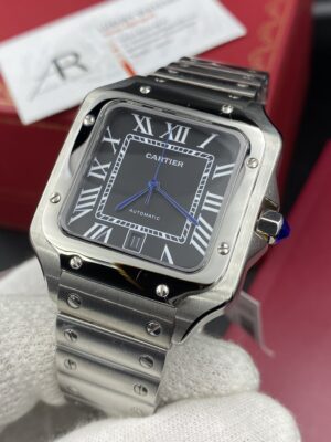 Cartier Santos Black Dial