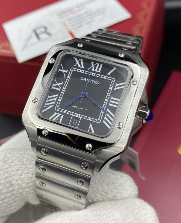 Cartier Santos Black Dial