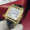 Cartier Santos Dumont Leather Straps White Dial 38 mm