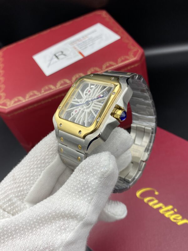 Cartier Santos Skeleton Two Tone
