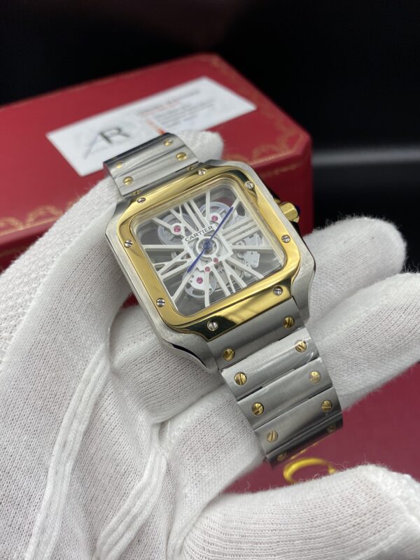 Cartier Santos Skeleton Two Tone