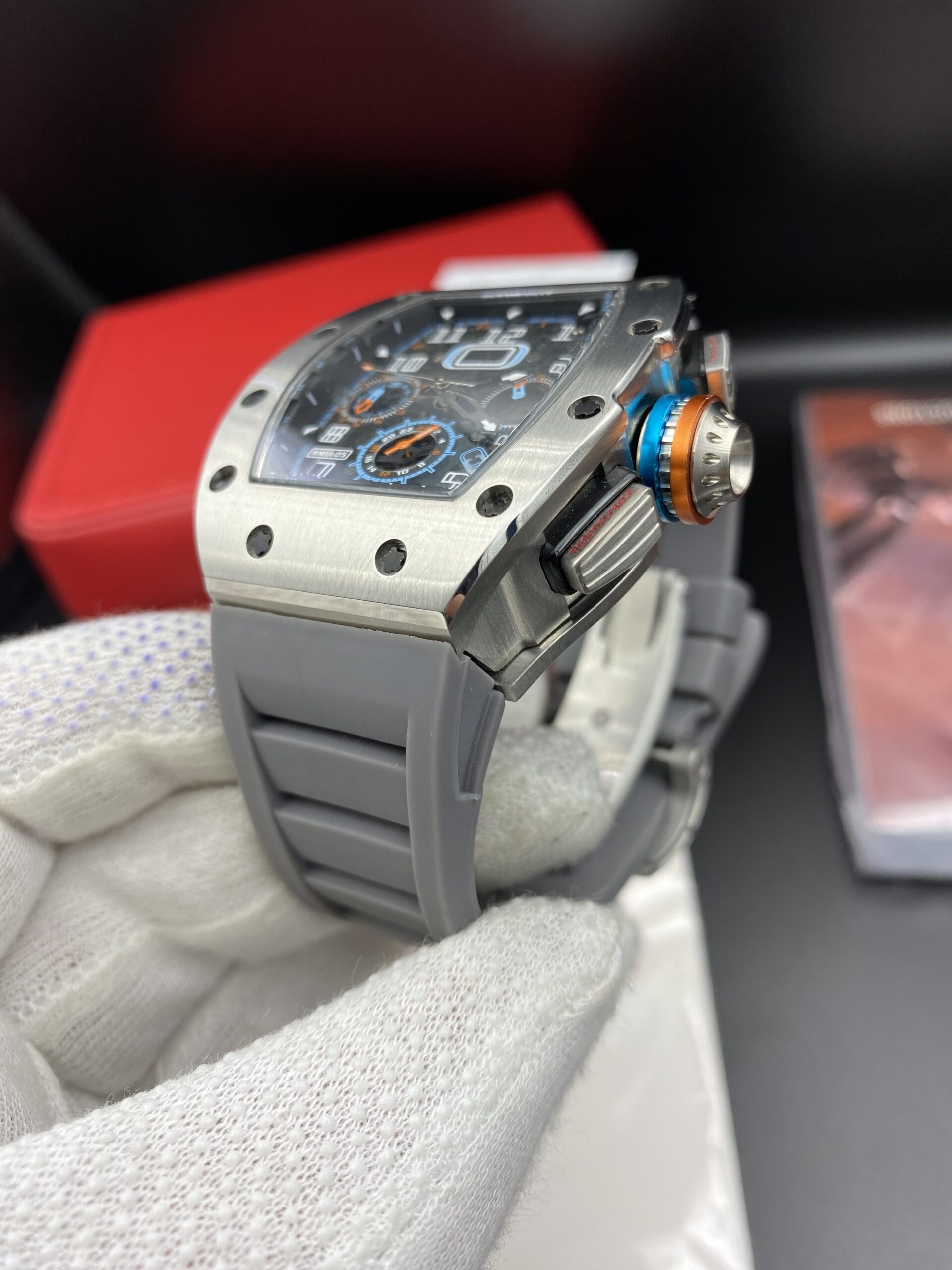 Richard Mile 11-05 Grey Straps