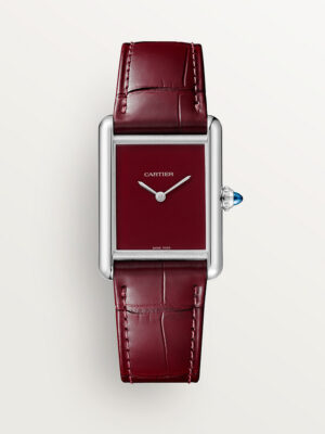 Cartier Tank Must Leather Straps Red Dial 33 mm