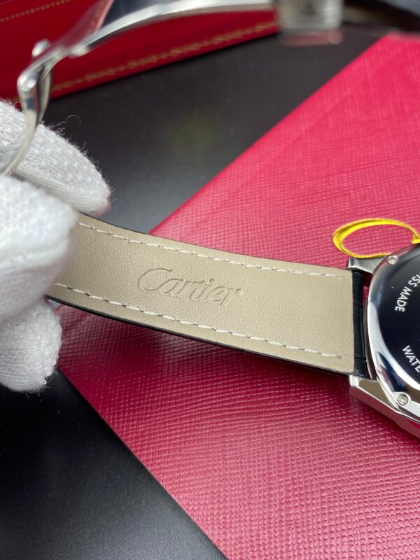 Cartier Drive Leather Straps Black Dial 41 mm