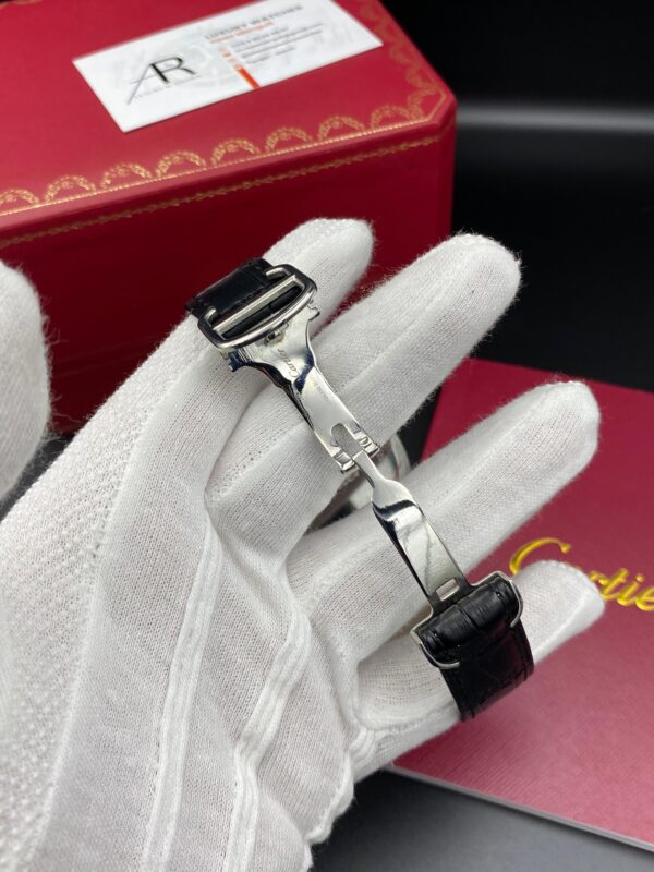 Cartier Drive Leather Straps Black Dial 41 mm