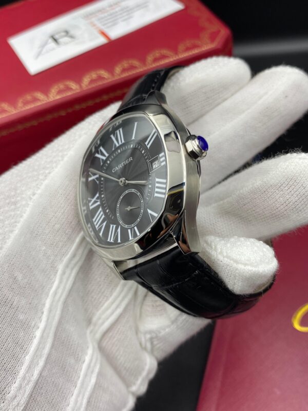 Cartier Drive Leather Straps Black Dial 41 mm