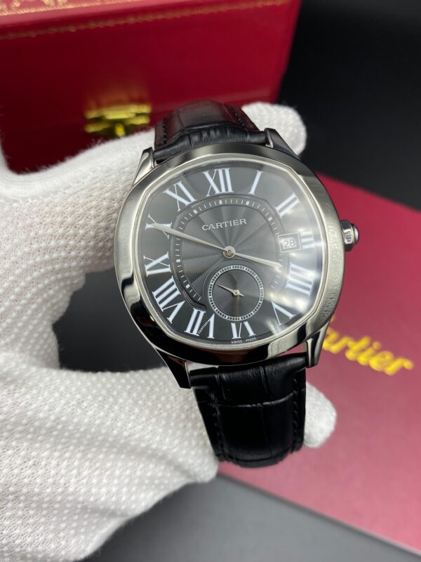 Cartier Drive Leather Straps Black Dial 41 mm