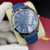 Cartier Drive Leather Straps Bleu Dial 41 mm