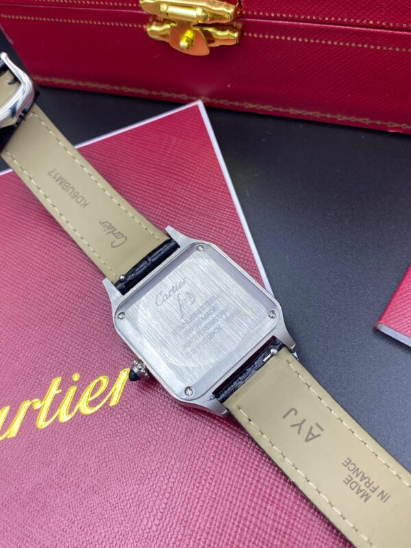 Cartier Santos Dumont Leather Straps White Dial 38 mm