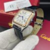 Cartier Santos Dumont Leather Straps White Dial 38 mm