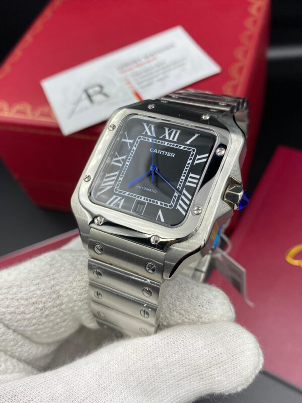 Cartier Santos Black Dial