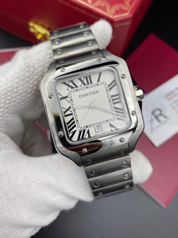 Cartier Santos White Dial