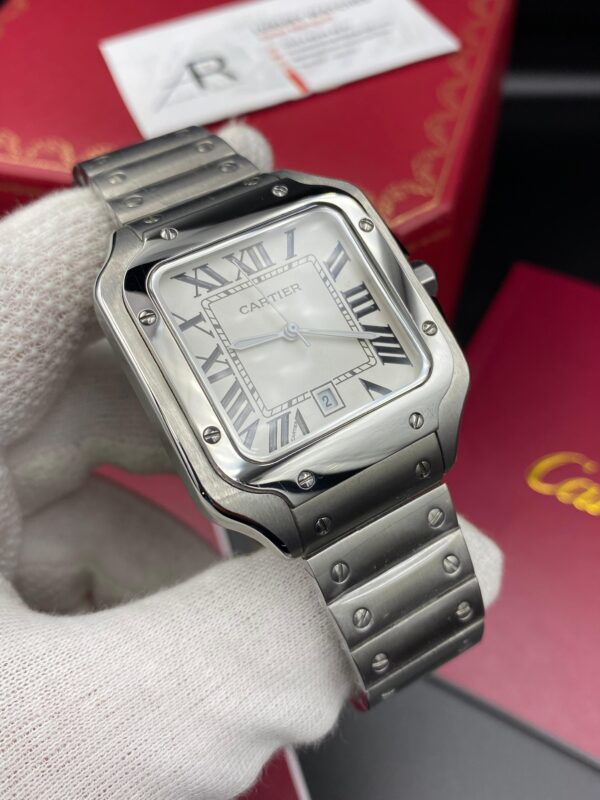 Cartier Santos White Dial