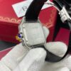 Cartier Santos White Dial Leather Straps
