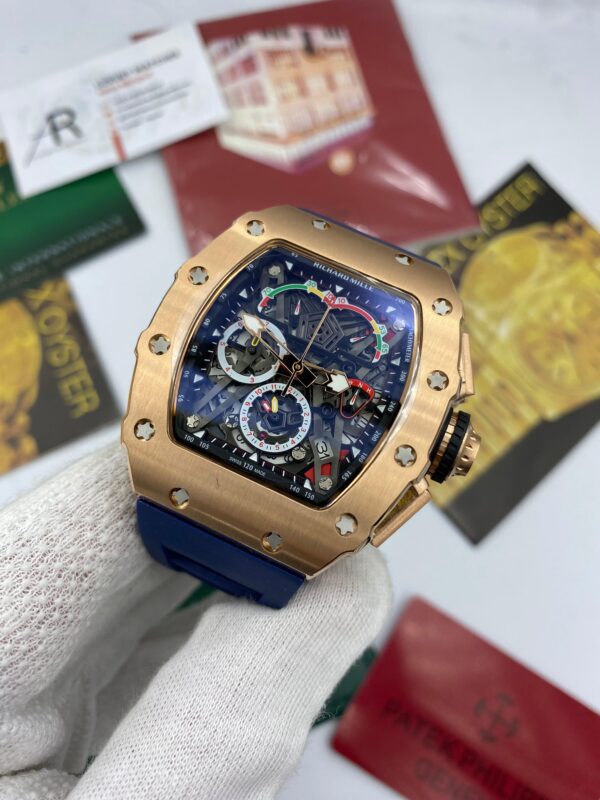 Richard Mile Formula 1 Bleu Straps