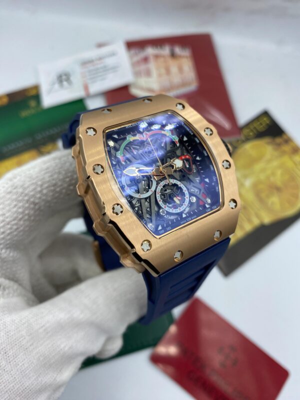 Richard Mile Formula 1 Bleu Straps