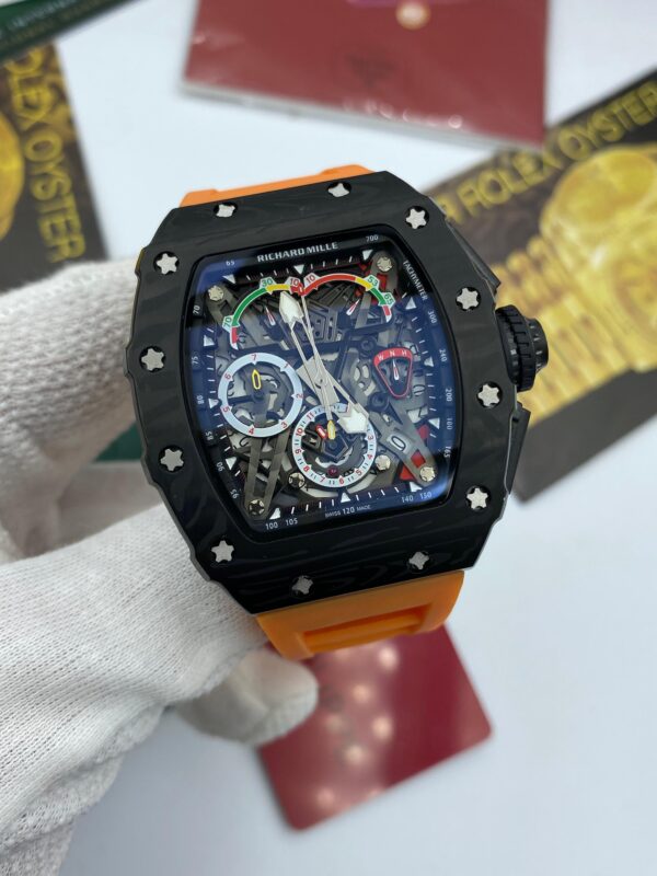 Richard Mile Formula 1 Orange Straps