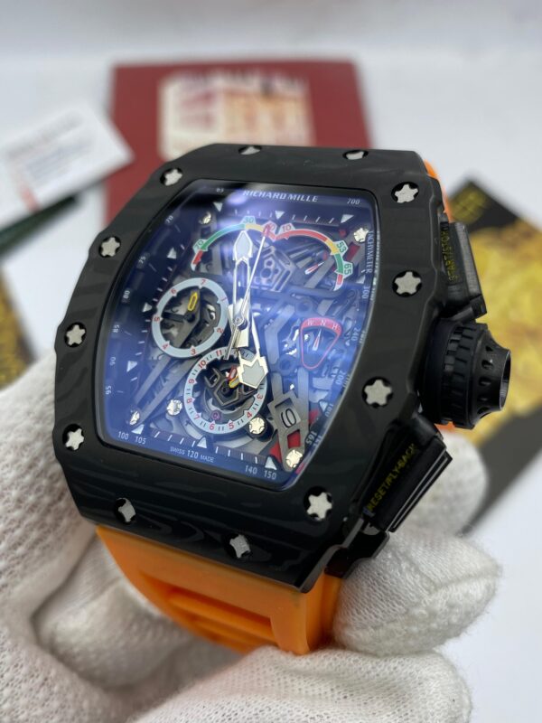 Richard Mile Formula 1 Orange Straps